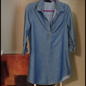 Casual Blue Jean Dress